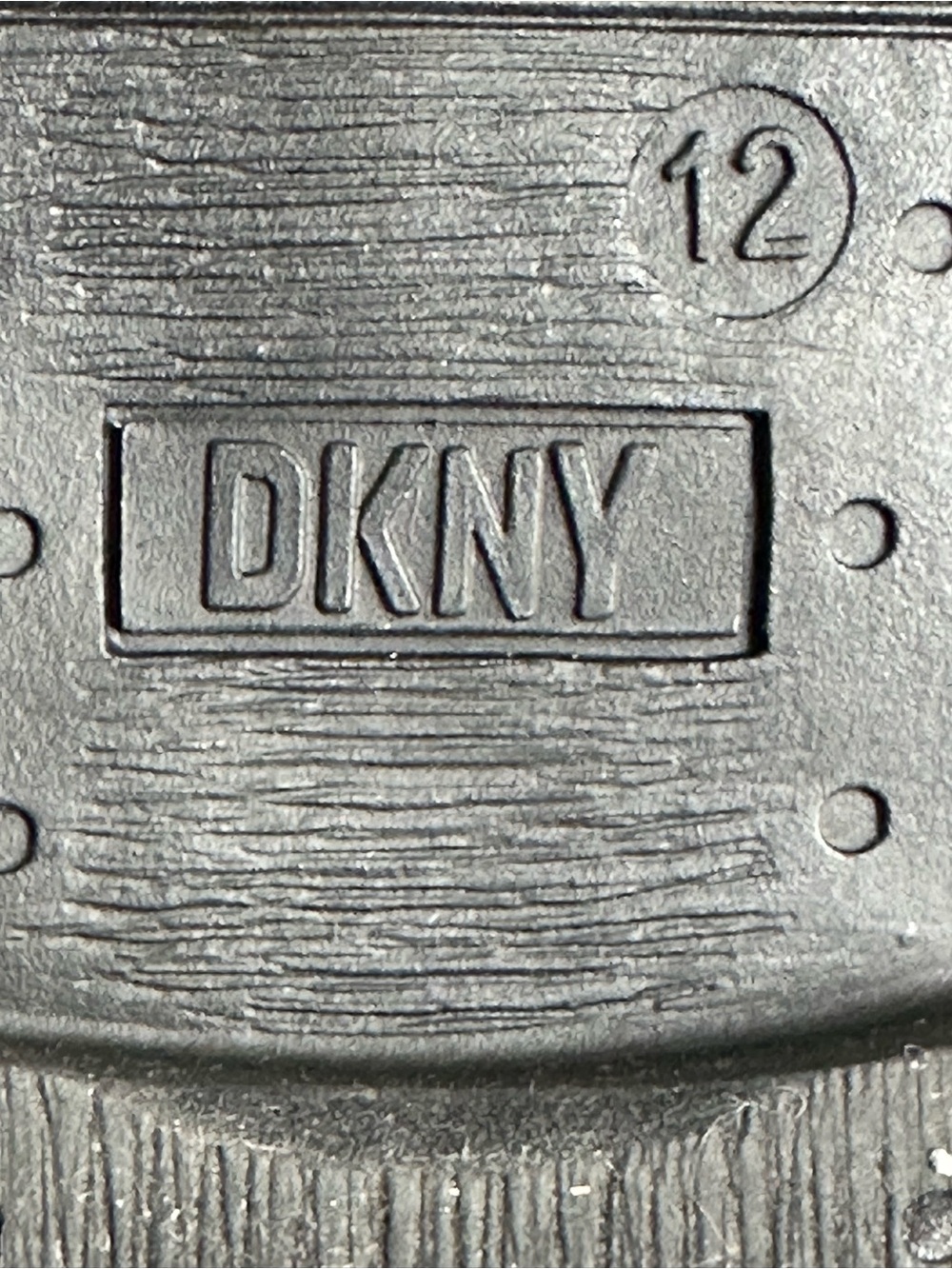 Kids Size 12 DKNY Boots with Decorative Buckle - Picture 6 of 7